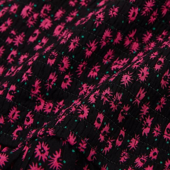 The Kooples Ditsy Floral Smocked Mini SKIRT Size 1 US S Pull on Stretch NEW $165 - Picture 4 of 11